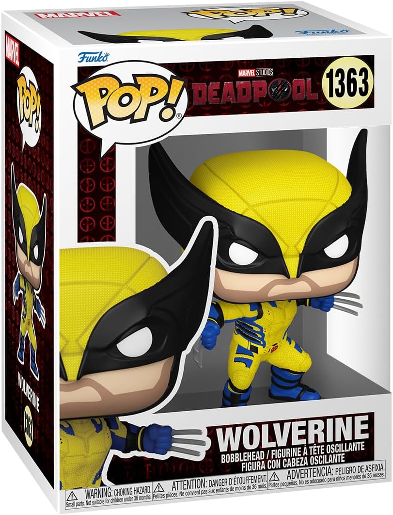 Funko Pop! FUNKO POP Marvel: Deadpool & Woverine - Wolverine 9 cm - Disponibilità immediata