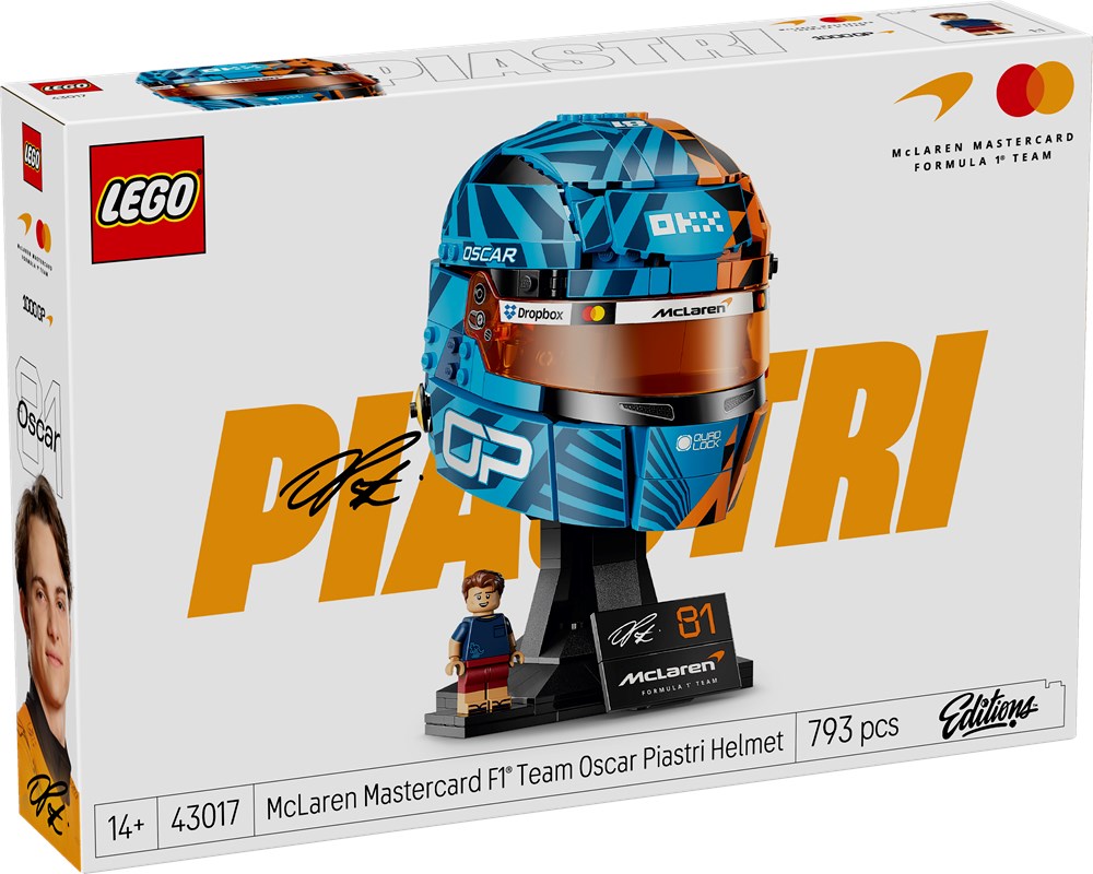 Casco di Oscar Piastri McLaren Mastercard F1 Team LEGO 43017 EDITIONS VEHICLES - Disponibile in 2/3 giorni lavorativi LEGO