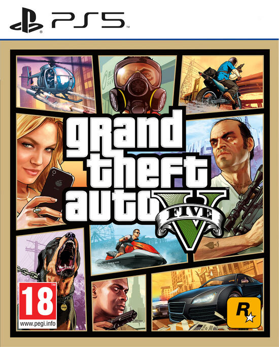 PS5 GTA V (Grand Theft Auto V) Usato garantito Disponibilità immediata ROCKSTAR