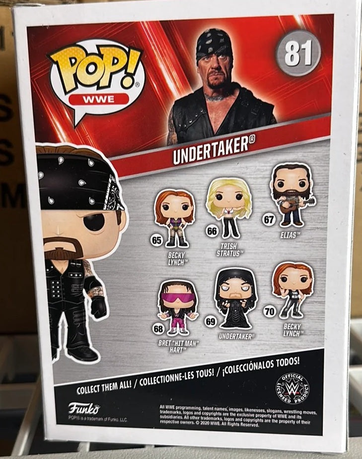Funko Pop! WWE - 81 Undertaker Exclusive 9 cm Disponibilità immediata