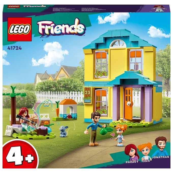 LEGO Friends 41724 La Casa di Paisley, Casa delle Bambole con Accessori, Giochi per Bambina e Bambino 4+ Anni, Idea Regalo - Disponibile in 3-4 giorni lavorativi