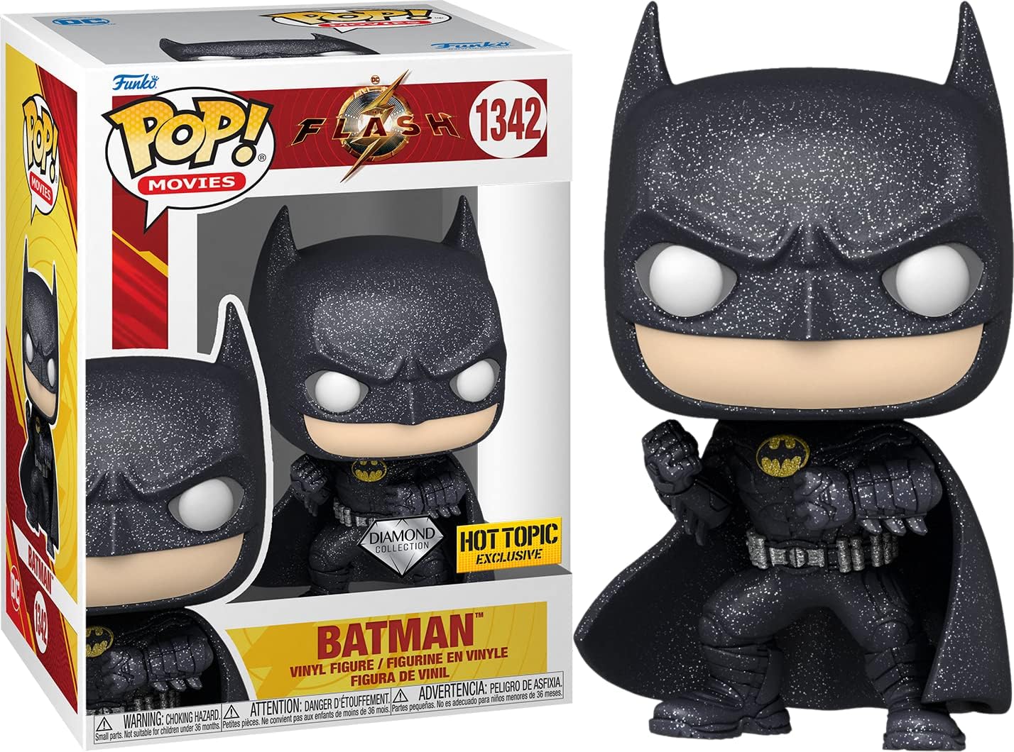 Funko Pop! Batman The Flash Diamond 1342 Exclusive Disponibilità immediata FUNKO
