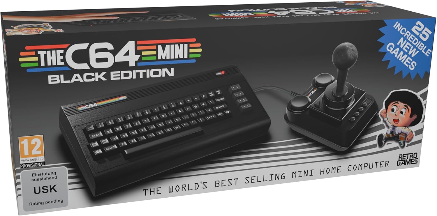 The C64 Mini Black - Disponibile in 2/3 giorni lavorativi