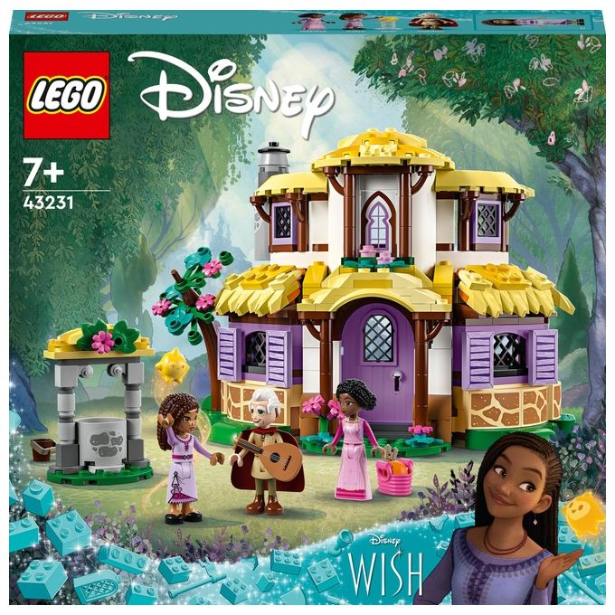 LEGO Disney Wish 43231 Il Cottage di Asha, Casa delle Bambole Giocattolo dal Film Wish, Idea Regalo per Bambine e Bambini - Disponibile in 3-4 giorni lavorativi