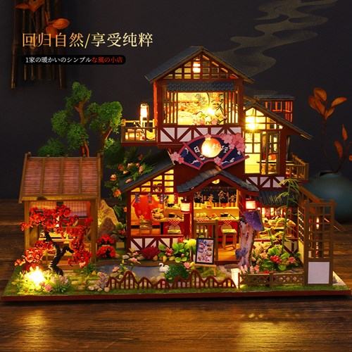 DIY Miniature Ludistri - Traditional Japanese House (34 x 26 x 25 cm) - Disponibile in 2/3 giorni lavorativi