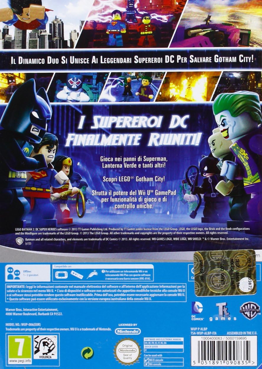 WiiU Lego Batman 2 DC Super Heroes - Usato Garantito Disponibilità immediata Warner Bros