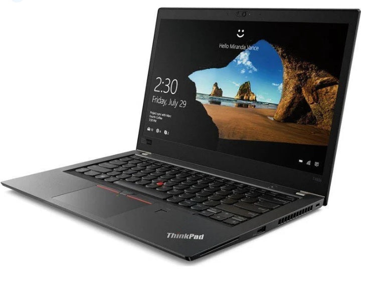 Notebook ricondizionato Lenovo ThinkPad T480S – Processore: I7 - 8650U 4 Core - Ram: 8 GB - Archiviazione: SSD 256GB nVme - 14" - Windows 11 pro - Garanzia 1 anno (Copia) LENOVO