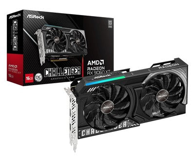Scheda video GPU ASRock AMD Radeon RX 9060 XT Challenger 16GB OC, Radeon RX 9060 XT, 16 GB, GDDR6, 128 Bit, 7680 x 4320 Pixel, PCI Express x16 5.0 - Consegna gratuita in circa 7 giorni lavorativi