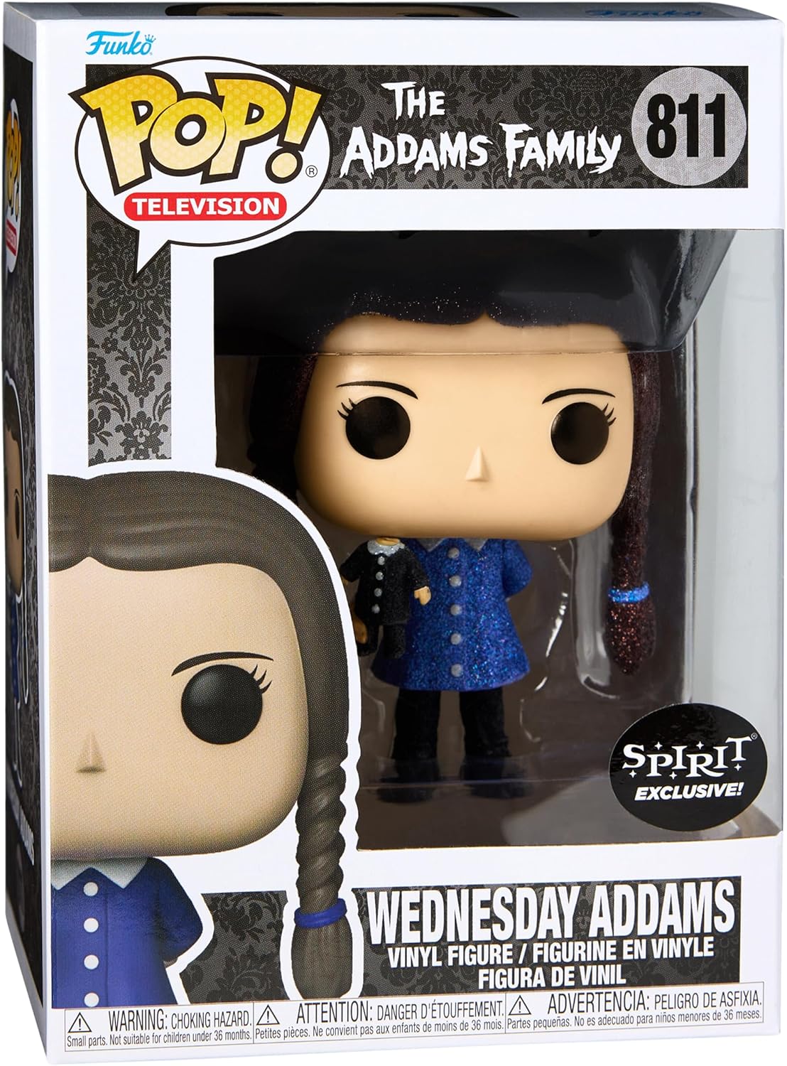 FUNKO POP  The Addams Family - 811 Wednesday Addams (Exclusive) 9 cm - Disponibilità immediata