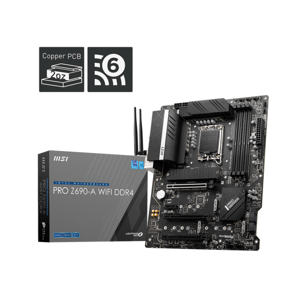 Scheda Madre Msi Pro Z690-A WI-Fi Ddr4 Intel Z690 Atx - Disponibile in 3-4 giorni lavorativi Msi