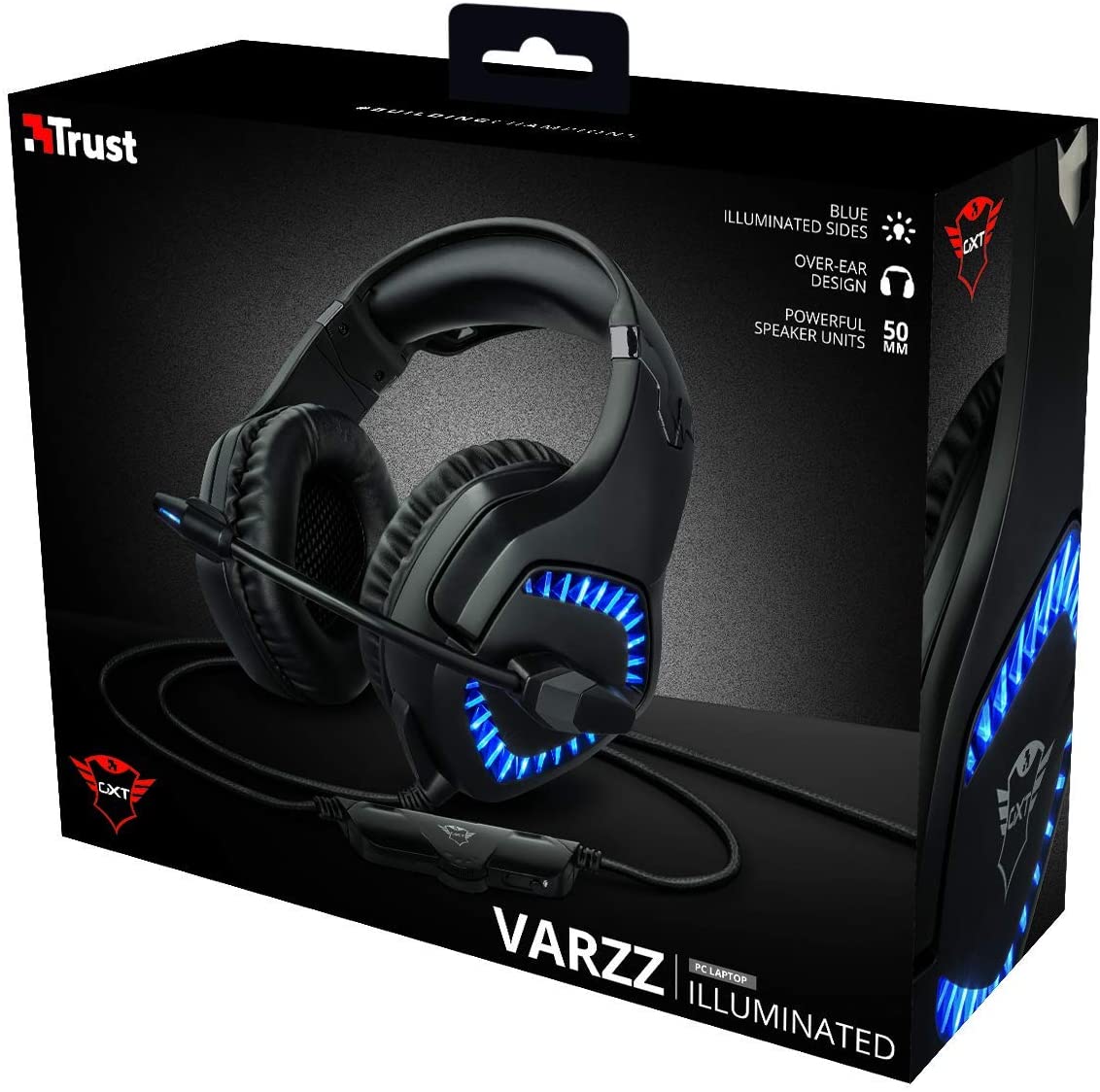 Cuffie Trust GXT 460 Varzz gaming illuminate