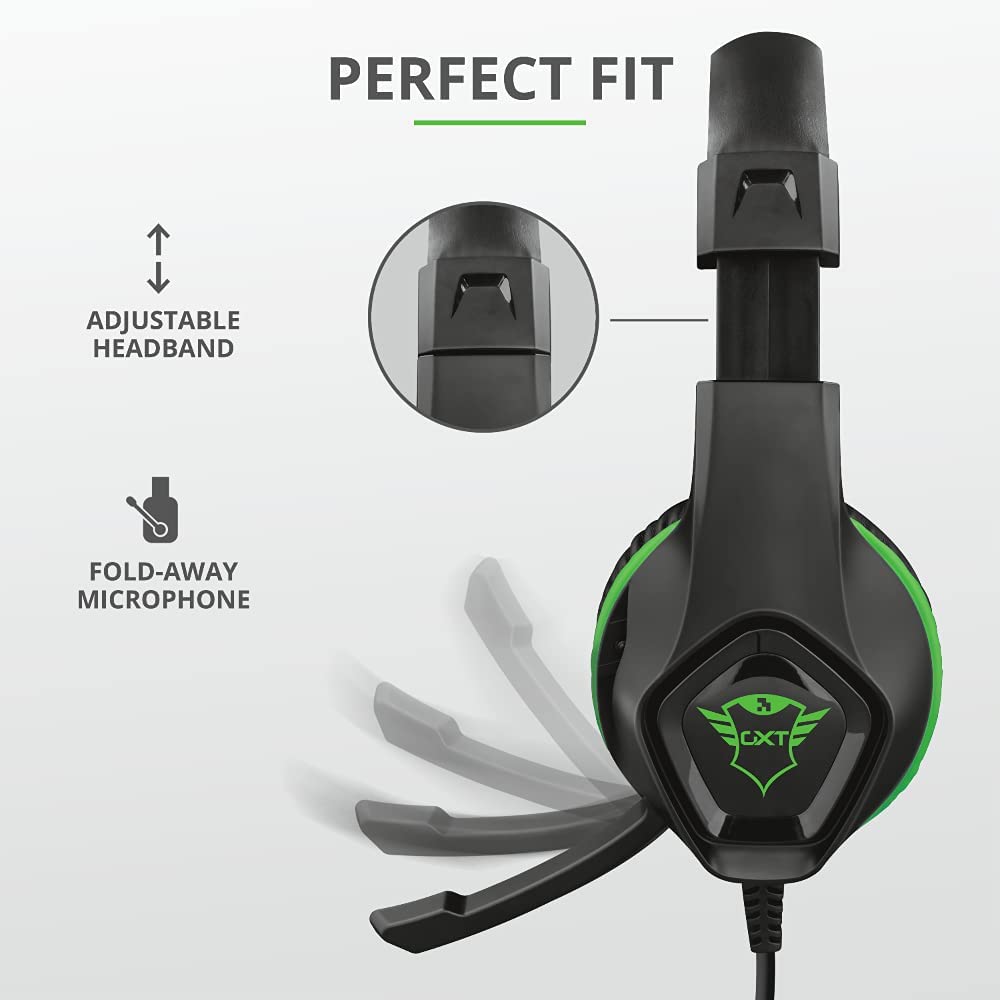 Cuffie gaming Trust Headset Cuffie GXT 404G Rana per console e PC