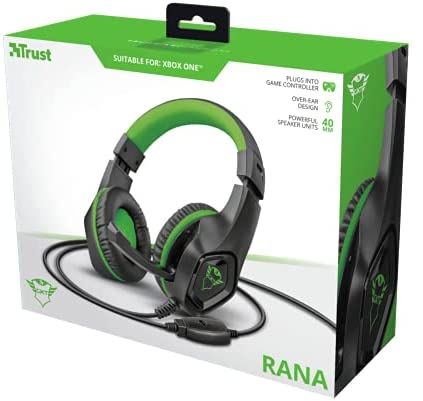 Cuffie gaming Trust Headset Cuffie GXT 404G Rana per console e PC