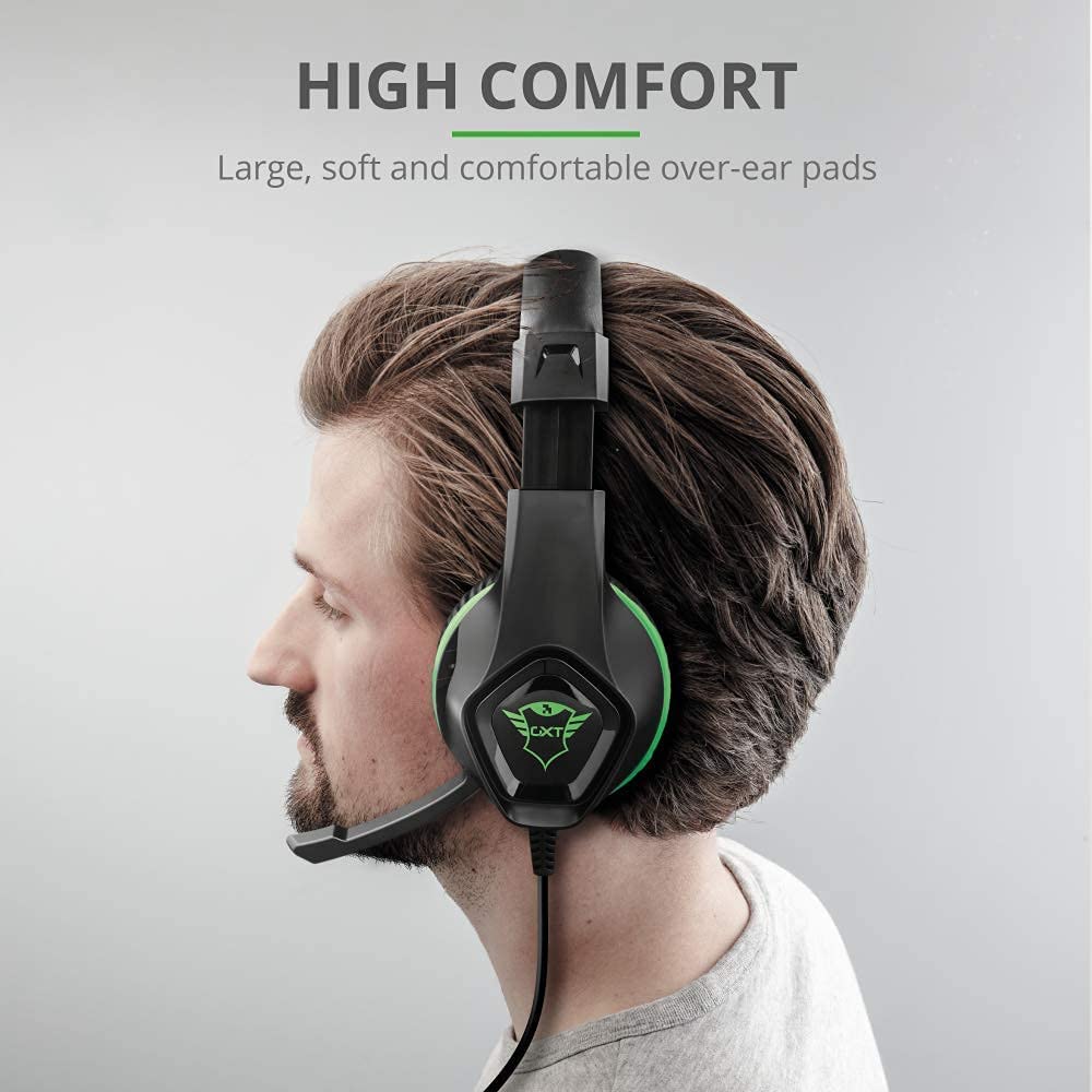 Cuffie gaming Trust Headset Cuffie GXT 404G Rana per console e PC