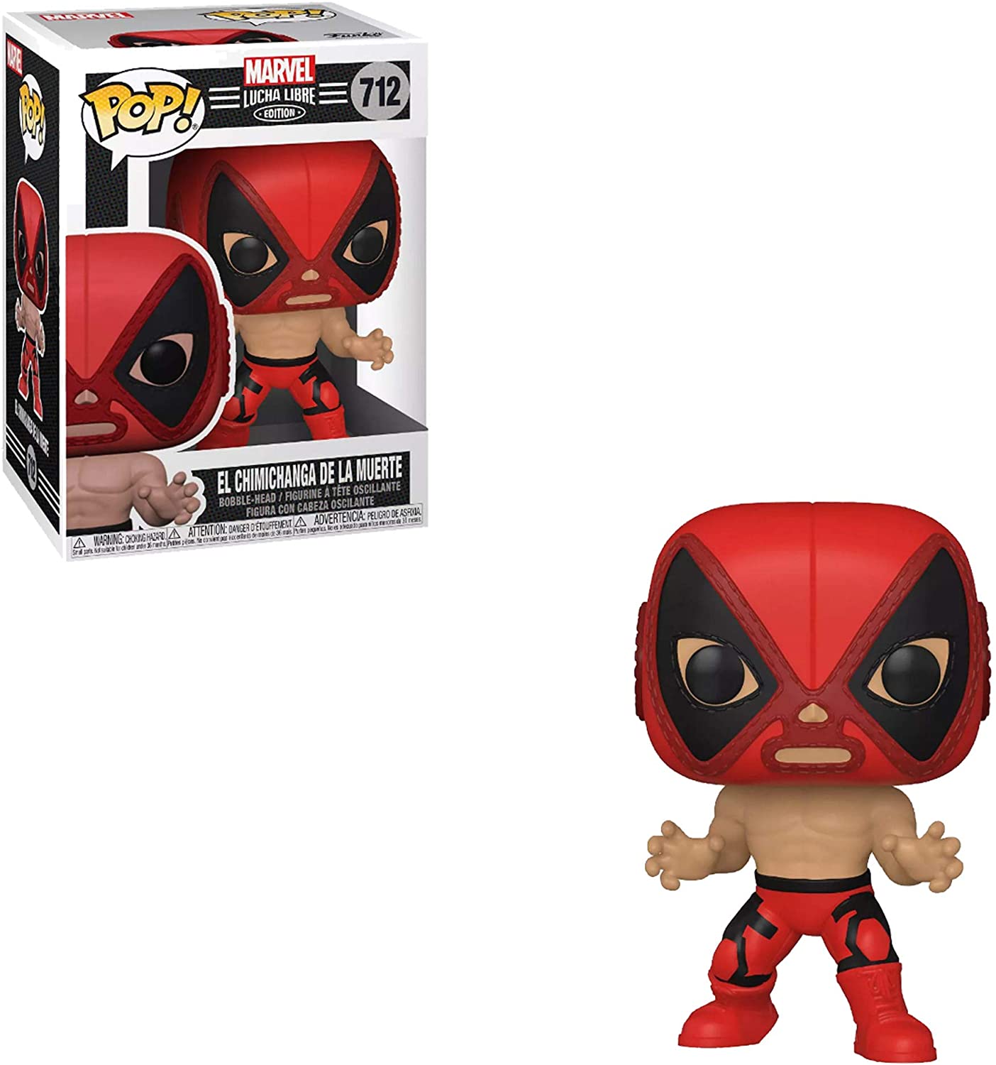 Funko Pop! Lucha Libre Edition - El Chimichanga De La Muerte (Deadpool) (Bobble-Head) (Vinyl Figure 712)