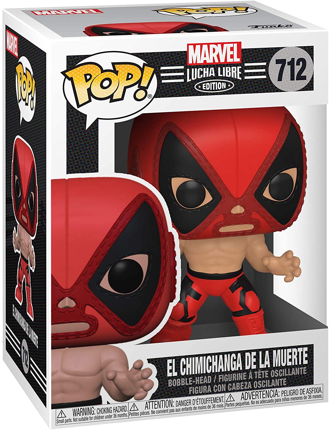 Funko Pop! Lucha Libre Edition - El Chimichanga De La Muerte (Deadpool) (Bobble-Head) (Vinyl Figure 712)