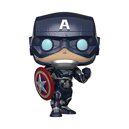 Funko Pop! Marvel: Avengers 2020 Game - 627 Captain America (Stark Tech Suit) 9Cm
