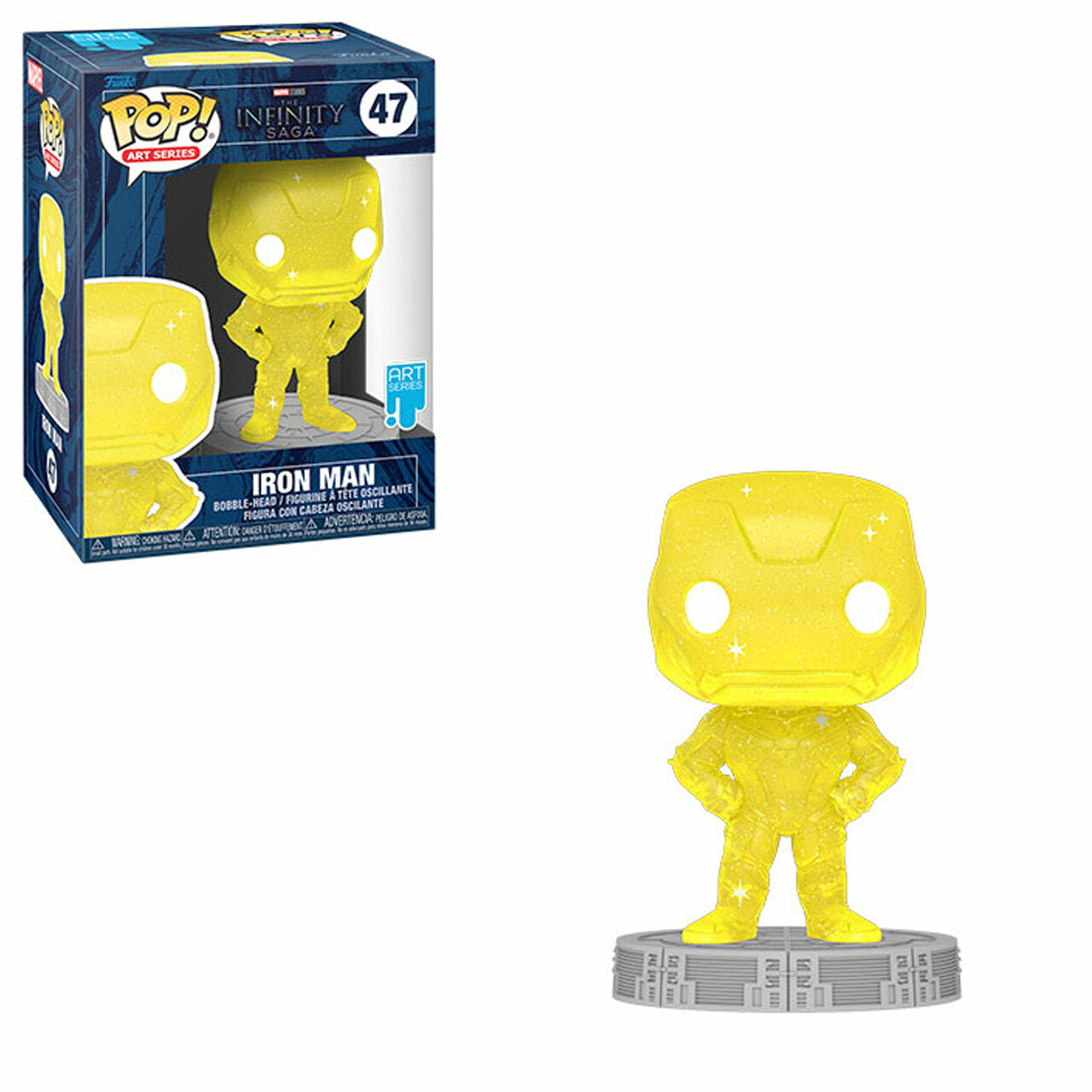 Funko Pop! Marvel: Infinity Saga Artist Series - 47 Iron Man (Yellow) 9 cm