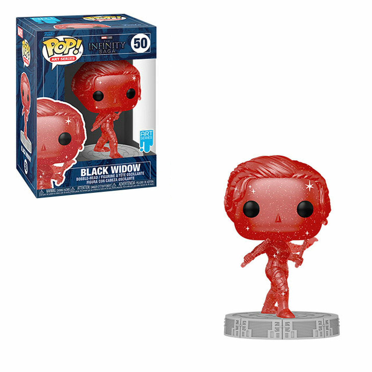 Funko Pop! Marvel: Infinity Saga Artist Series - 50 Black Widow (Red) 9 cm