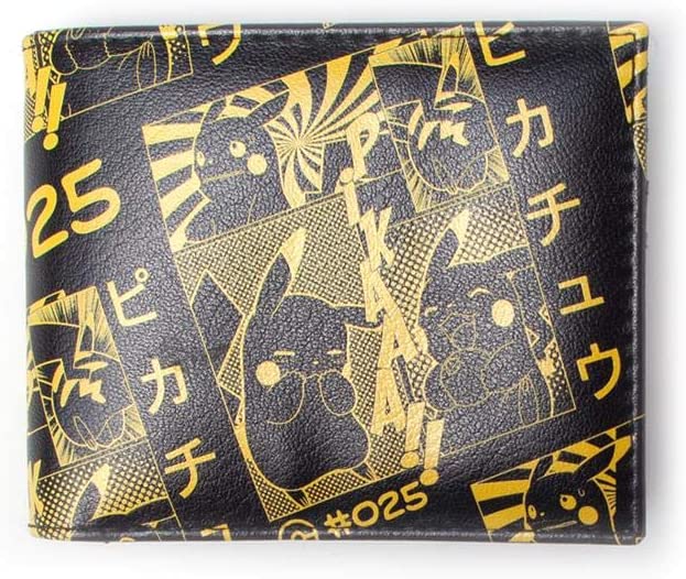 Gadget Pokemon - Pikachu Manga Bifold Black (Portafoglio)