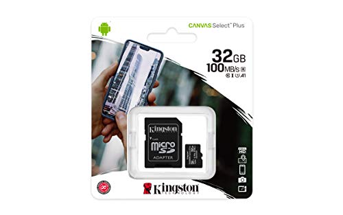 Micro SD Kingston 32GB Classe 10 SDCS2/32GB + Adattatore SD