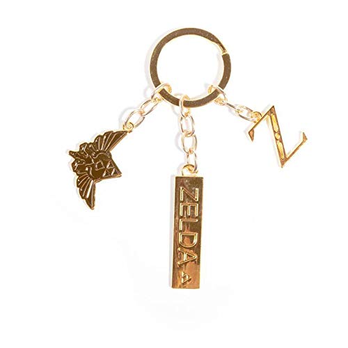 Nintendo: The Legend Of Zelda - Charm Metal Gold (Portachiavi)