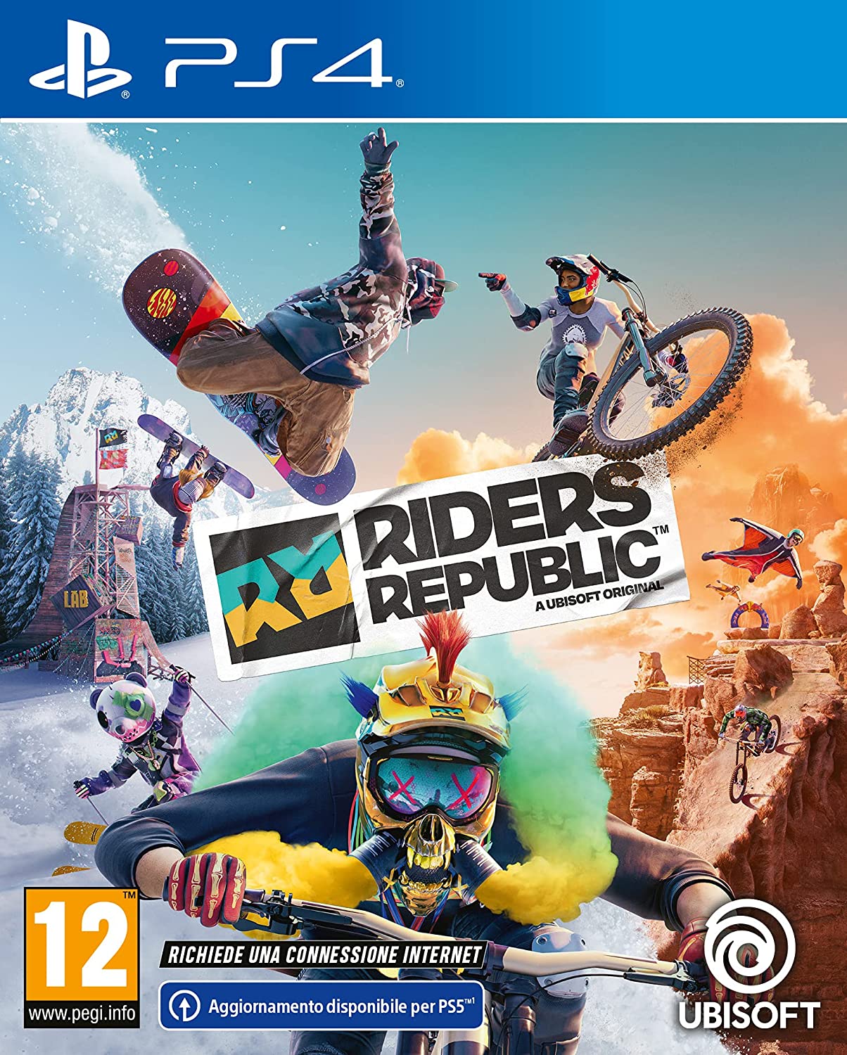 PS4 Riders Republic (Upgrade gratuito a PS5) - Usato garantito