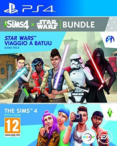 PS4 The Sims 4 Star Wars: Viaggio a Batuu (gioco completo + espansione) bundle