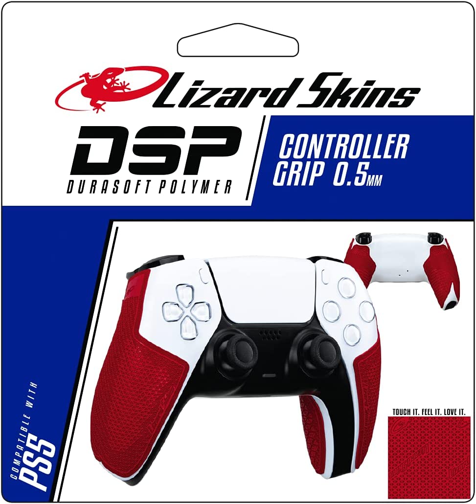 PS5 Lizard: Skin Controller Rosso