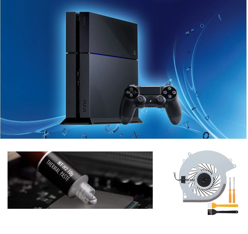 Assitenza Playstation 4 (standard, slim e Pro) - Pulizia interna e sostituzione pasta termica Ritiro e riconsegna con corriere - Disponibilità immediata Assistenza