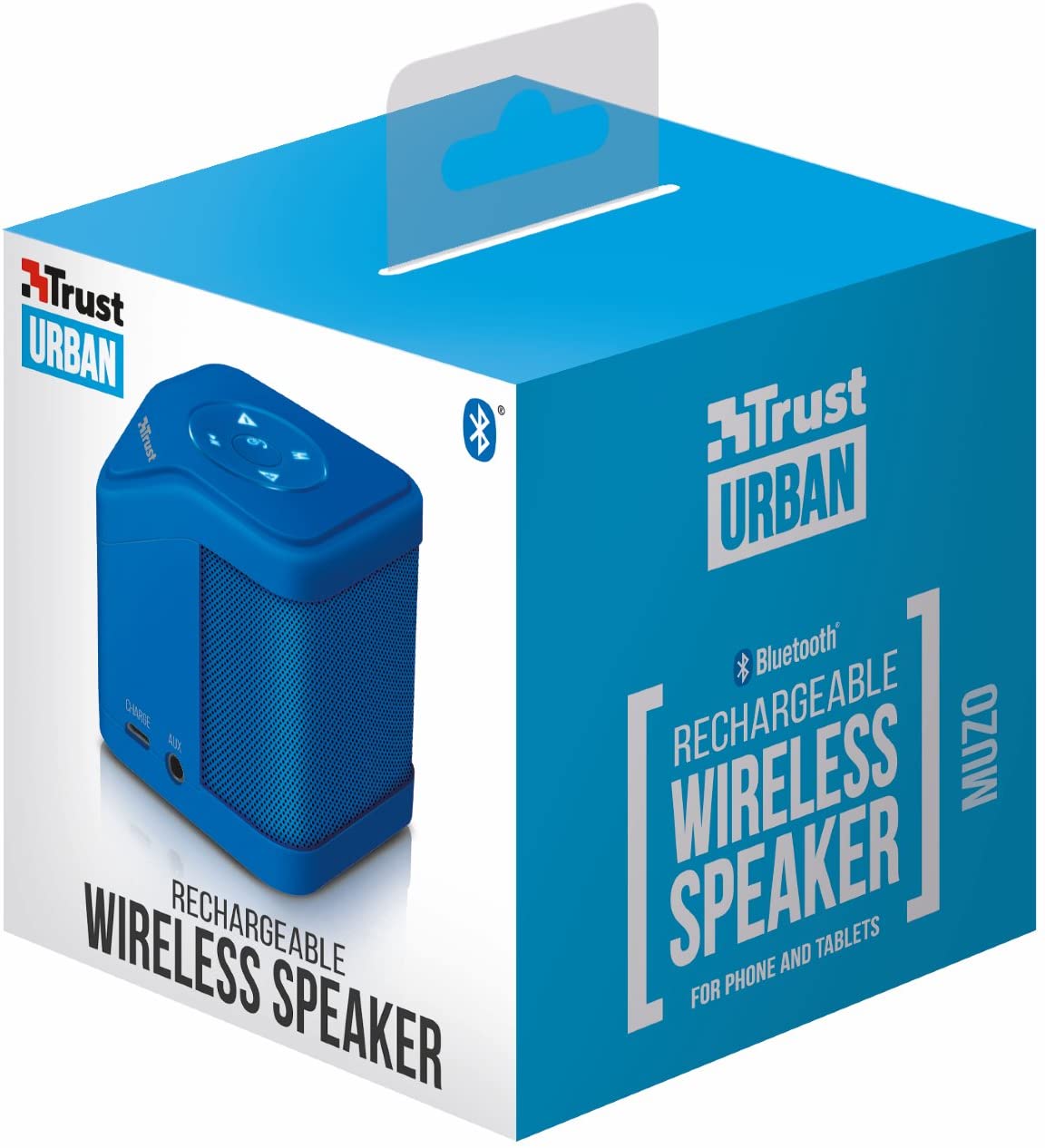 SPEAKER MUZO WIRELESS-BLUETOOTH BLUE
