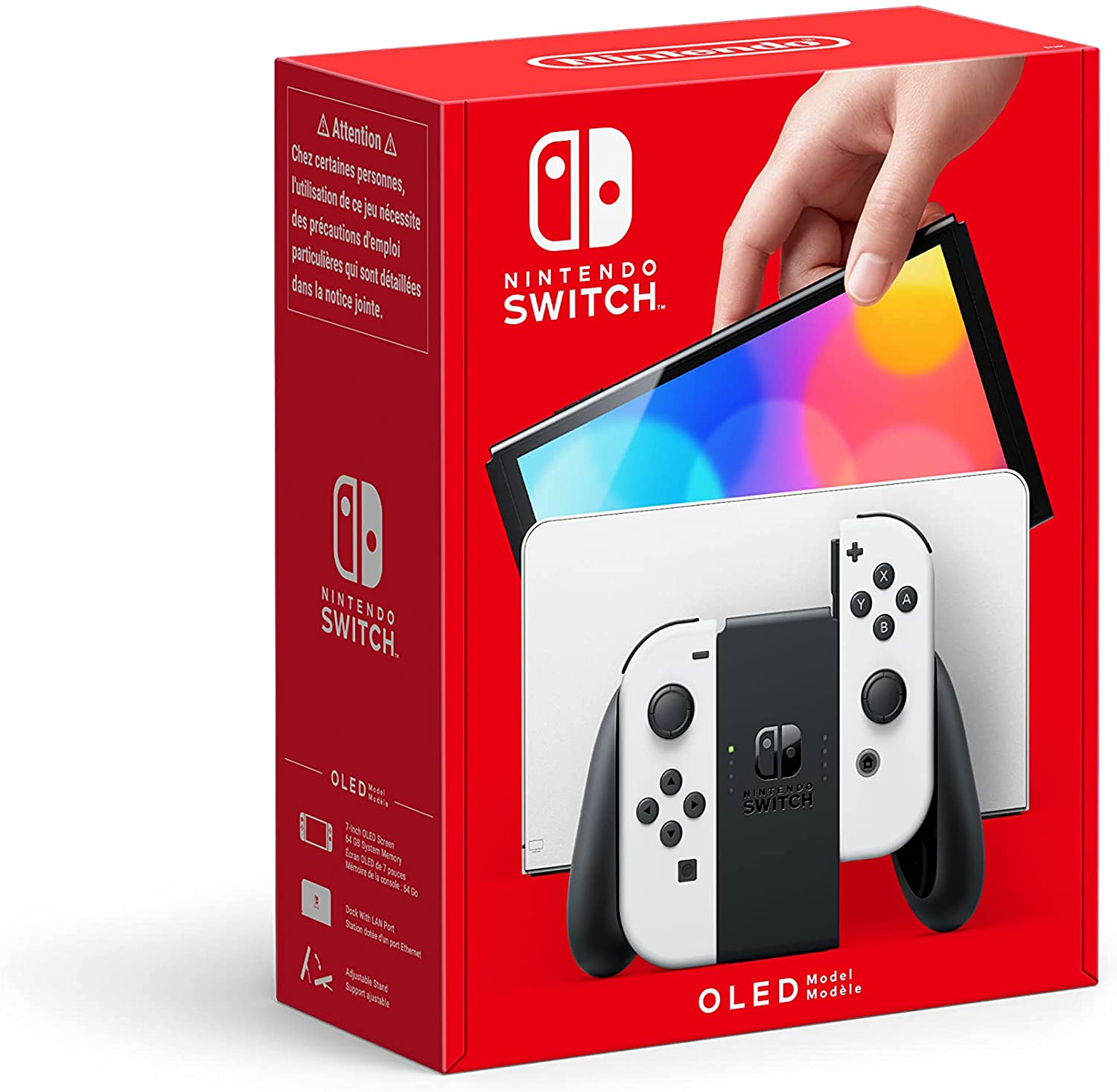 Switch Console (Modello OLED), Bianco/Nero - Usato garantito (Grado A) Nintendo
