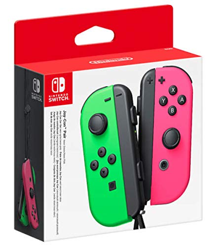 Switch Joy-Con Coppia Controller Verde Neon / Rosa Neon