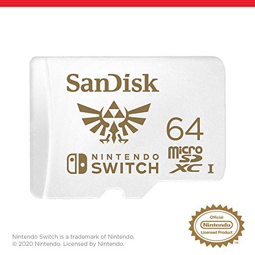 Switch Micro SDXC SanDisk 64GB for Nintendo Switch