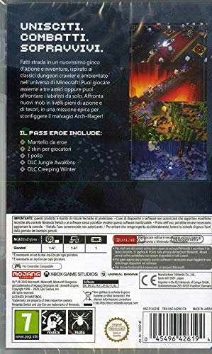 Switch Minecraft Dungeons Hero Edition - Usato garantito Disponibilità immediata Nintendo