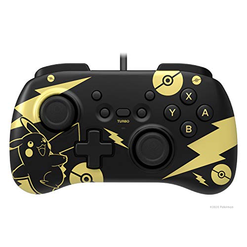 Switch controller con cavo Hori Horipad Mini Pikachu Black & Gold Edition