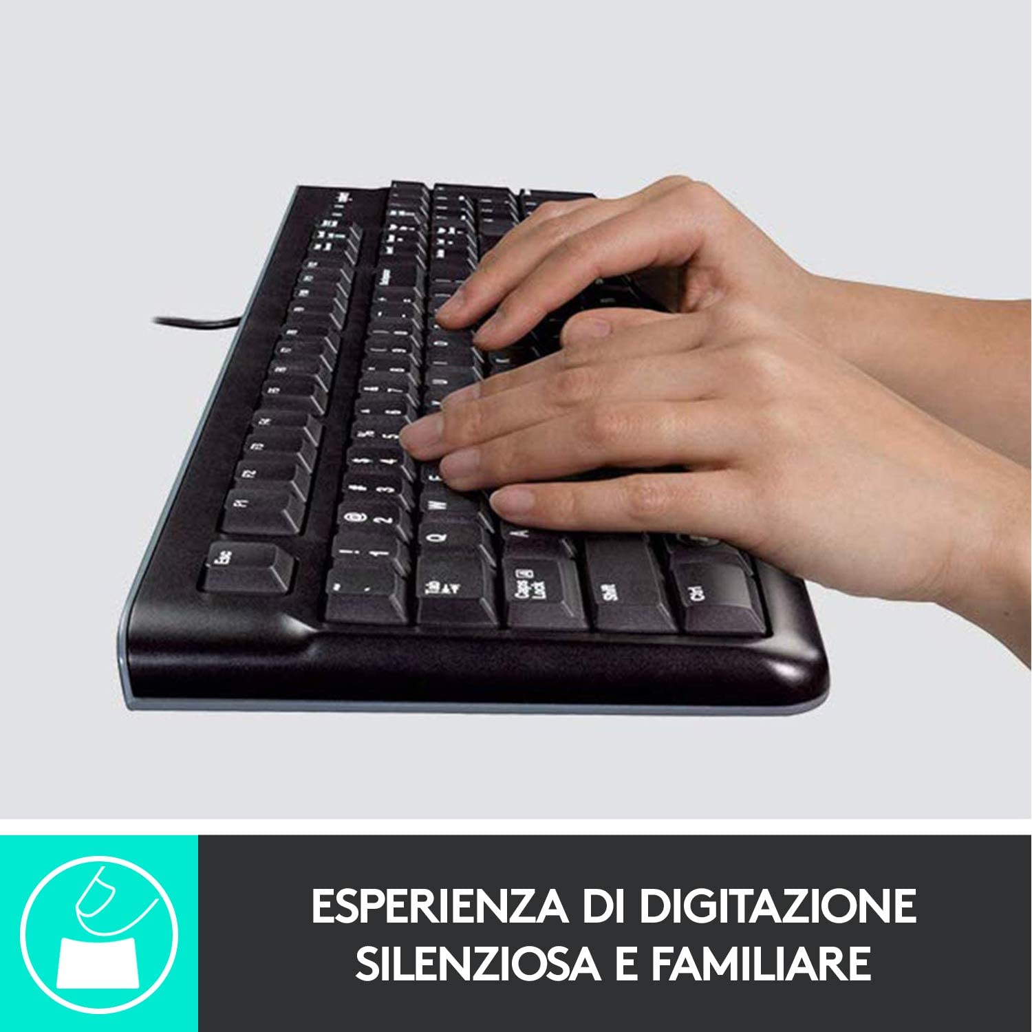 TASTIERA USB LOGITECH K120 BLACK