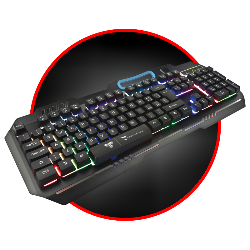 Techmade Tastiera Metal Gaming ST-GKB8153 Nero