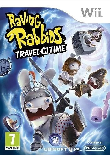 WII Raving Rabbids Travel In Time - Usato Garantito