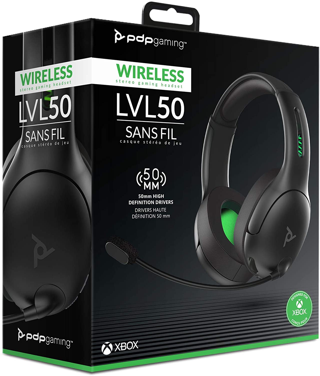 XBOX ONE / Xbox Series X | S / PC Windows PDP LVL50 WirelessHeadset Cuffie Black