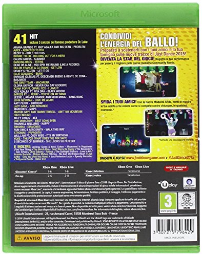 Xbox One JUST DANCE 2015 - Usato garantito Disponibilità immediata Ubisoft