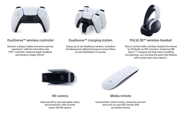 Accessori PS5 - Originali e compatibili adatti a Sony Playstation 5