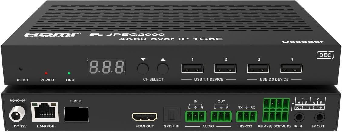VivoLink AV over IP 4K60Hz JPEG2000 Videowall Matrix - Decoder (VLVWIP2000-DEC) - Disponibile in 6-7 giorni lavorativi