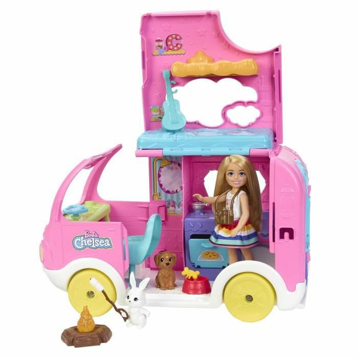 Baby doll Barbie Chelsea motorhome barbie car box - Disponibile in 3-4 giorni lavorativi