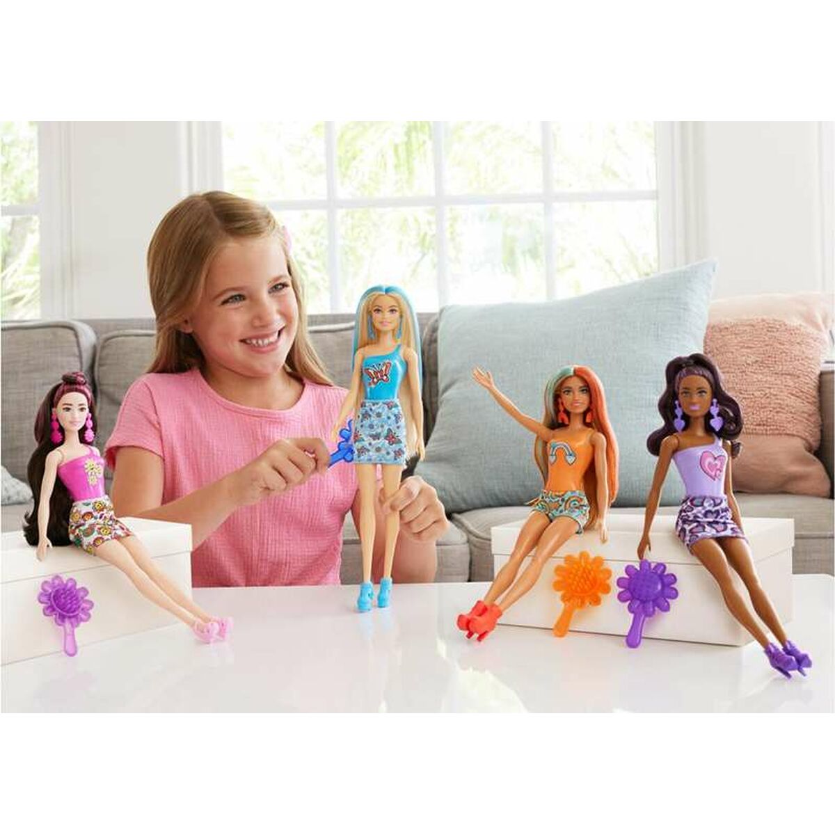 Bambola Barbie Color Reveal Serie Ritmo Arcobaleno - Disponibile in 3-4 giorni lavorativi
