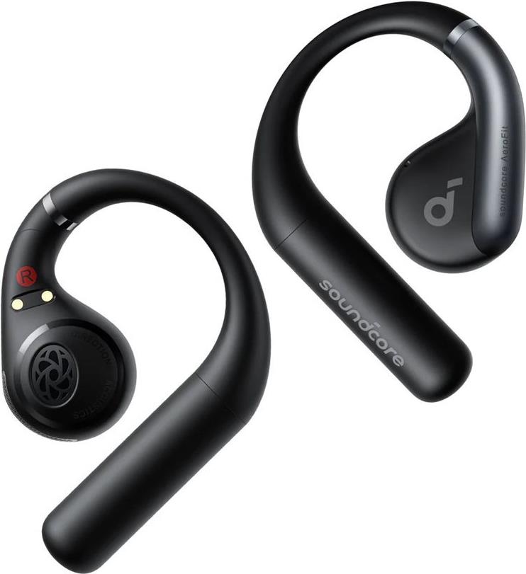 Soundcore AeroFit - True Wireless-Kopfhrer mit Mikrofon - offenes Ohr - ber dem Ohr angebracht - Bluetooth - Schwarz (A3872G11) - Disponibile in 6-7 giorni lavorativi