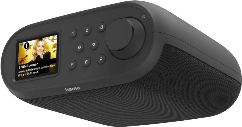 Hama Digitalradio DIR400, DAB+/Internetradio/Bluetooth RX/App, Schwarz (00054258) - Disponibile in 6-7 giorni lavorativi