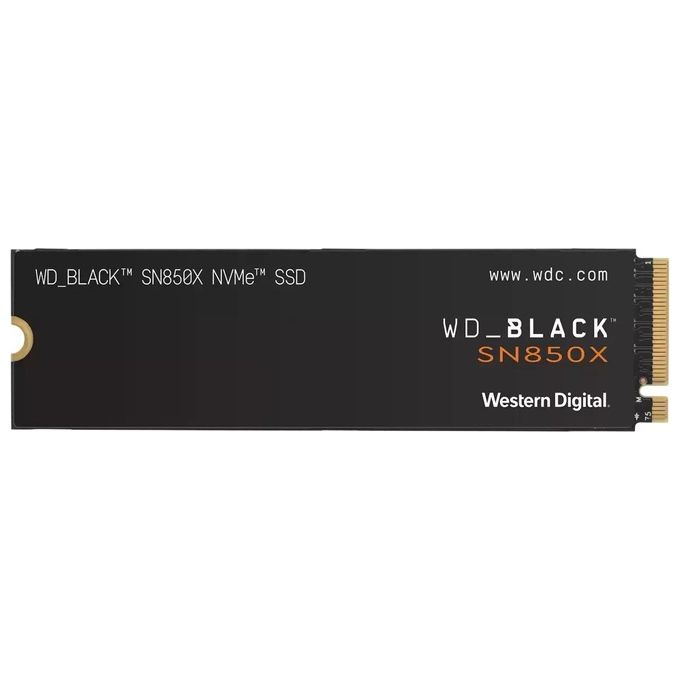 Western di WD_BLACK SN850X NVMe Ssd WDS100T2X0E 1Tb Interno M.2 2280 PCIe 4.0 x4 (NVMe) - Disponibile in 3-4 giorni lavorativi