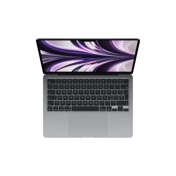PC Notebook Nuovo Apple MacBook Air 13 M2 8 Core 8GB GPU 10-core SSD 512GB 13" MacOS 2K Grigio Siderale - Disponibile in 3-4 giorni lavorativi