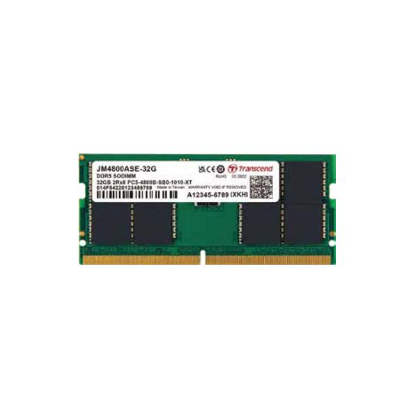 32GB JM DDR5 4800 SO-DIMM 2RX8 2GX8 - Disponibile in 3-4 giorni lavorativi